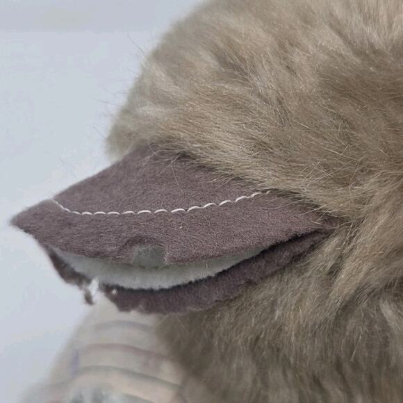 Merrythought Mrs Bumplin Mouse Ironbridge Shrops England Hat Flower Basket 1985 - Picture 12 of 15